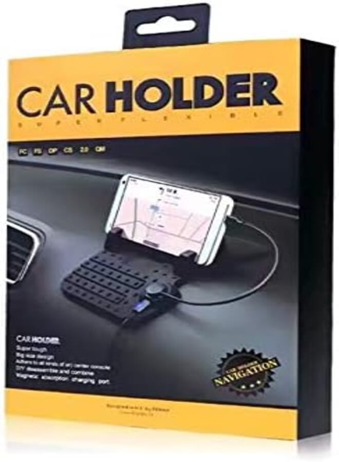 Mobile Phone Holder USB charging car Stand Adjustable Bracket for iPhone /Android ZH-10